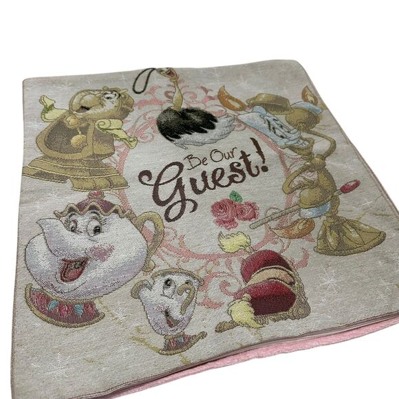Disney Japan Beauty and The Beast Throw Pillow Cushion Cover - Picture 2 of 5